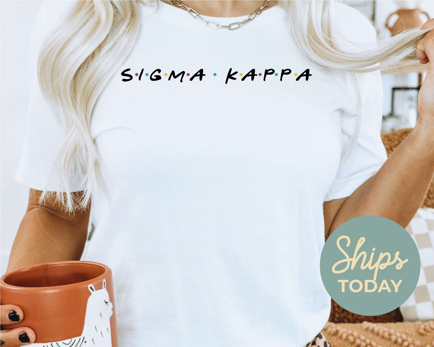 Sigma Kappa Friends Frenzy Sorority T-shirt _ 30668g