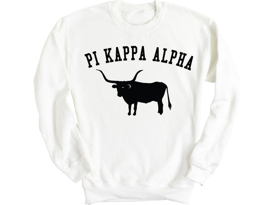 Pi Kappa Alpha Long Horn Fraternity Sweatshirt _ 1542g