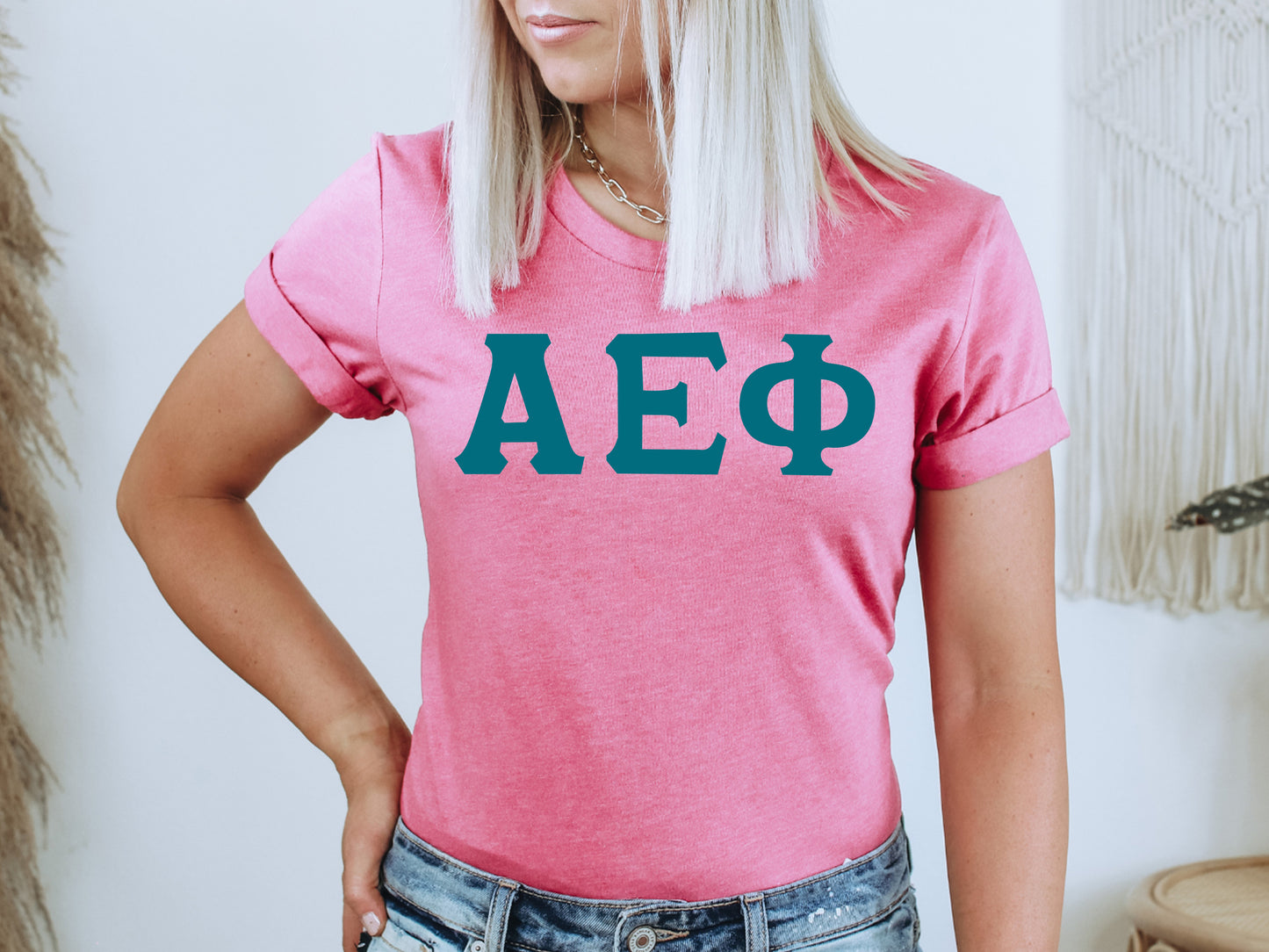 Alpha Epsilon Phi Back to the Basics Sorority T-shirt _ 624g