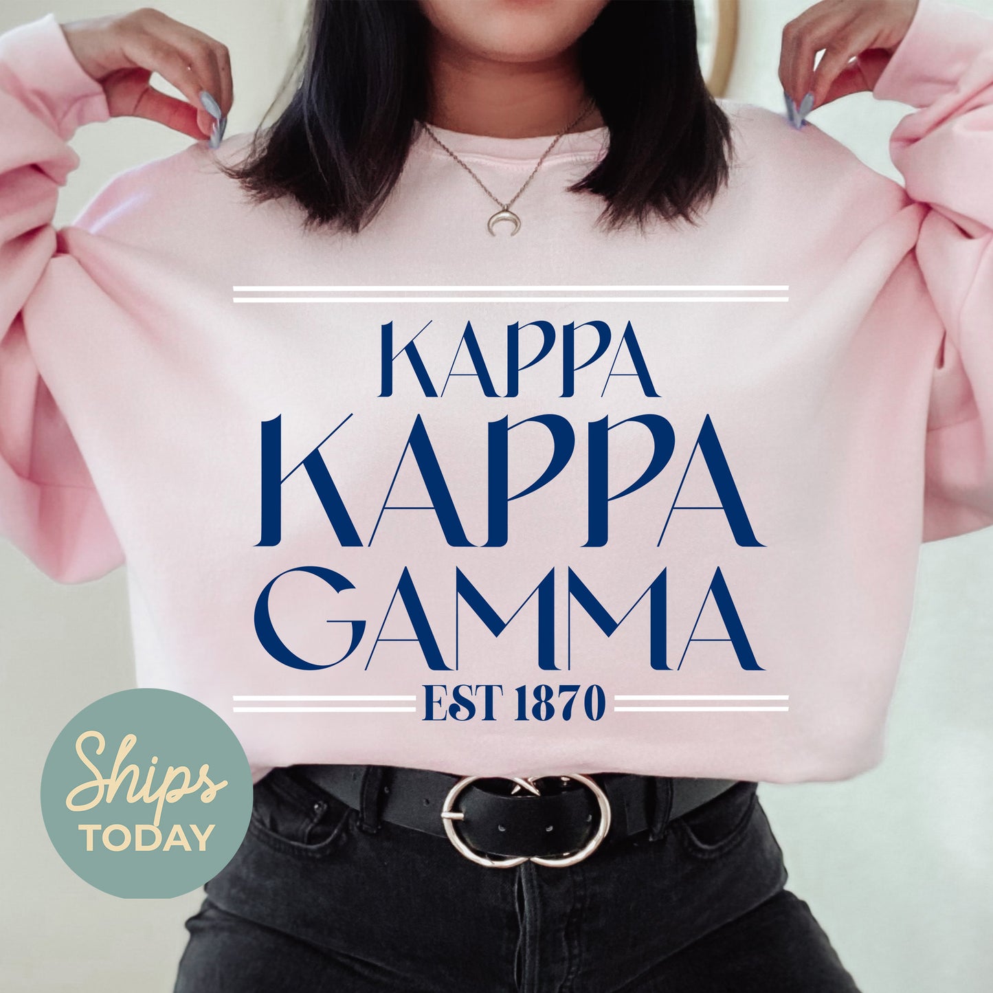 Kappa Kappa Gamma Greek Harmony Sorority Sweatshirt _ 34981g