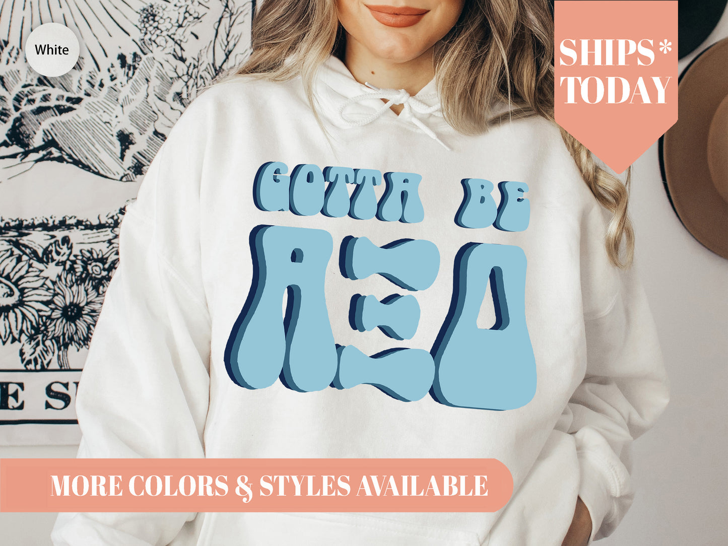 Alpha Xi Delta They've Gotta Be Sorority Hoodie _ 344g