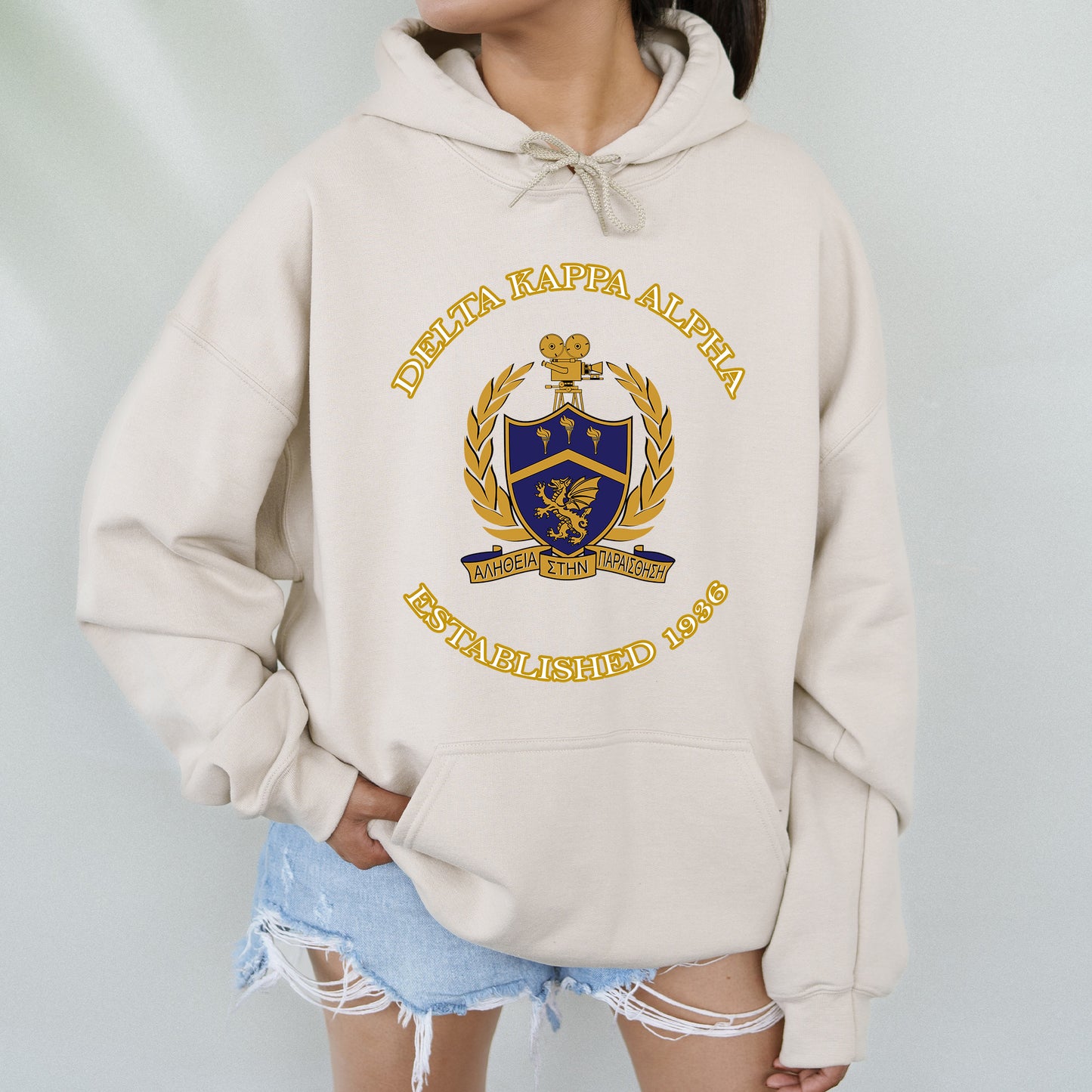 Delta Kappa Alpha Iconic Insignia COED Hoodie _ 35667g