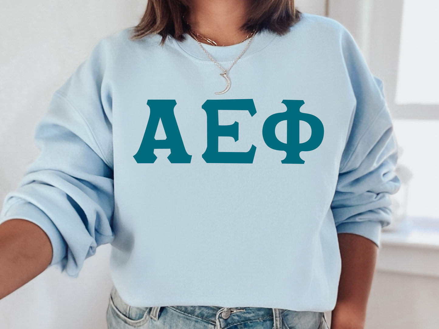 Alpha Epsilon Phi Back to the Basics Sorority Sweatshirt _ 624g