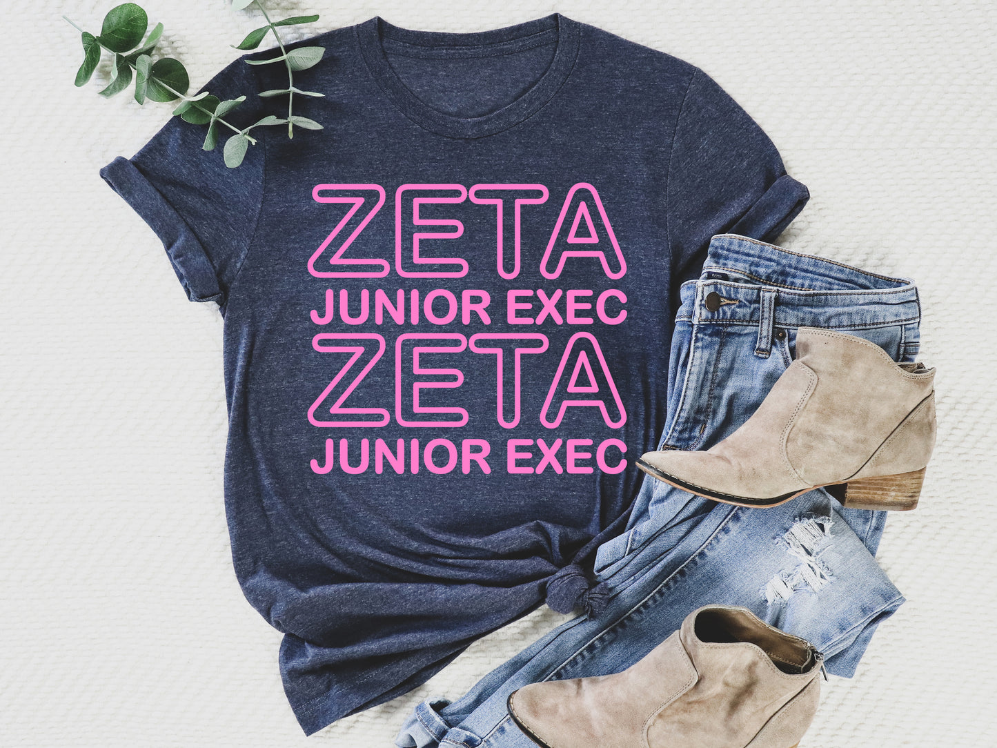 Zeta Tau Alpha Junior Exec Sorority T-shirt _ 30951g