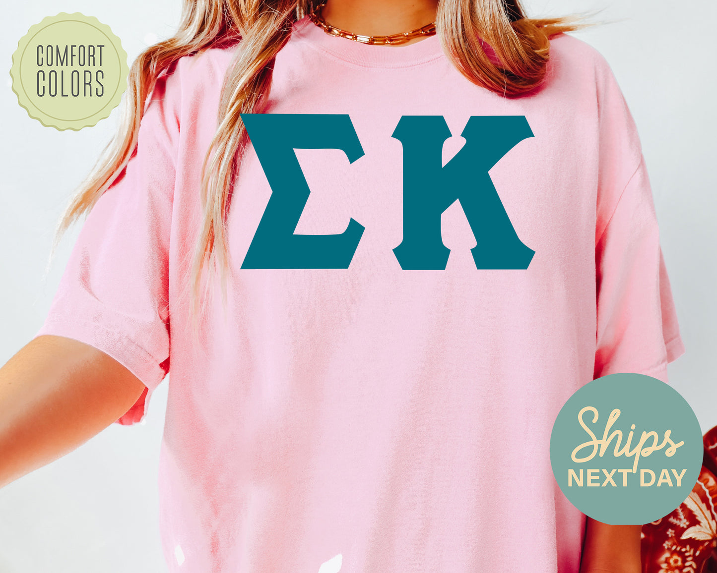 Sigma Kappa Back to the Basics Comfort Colors Sorority T-shirt _ 644g