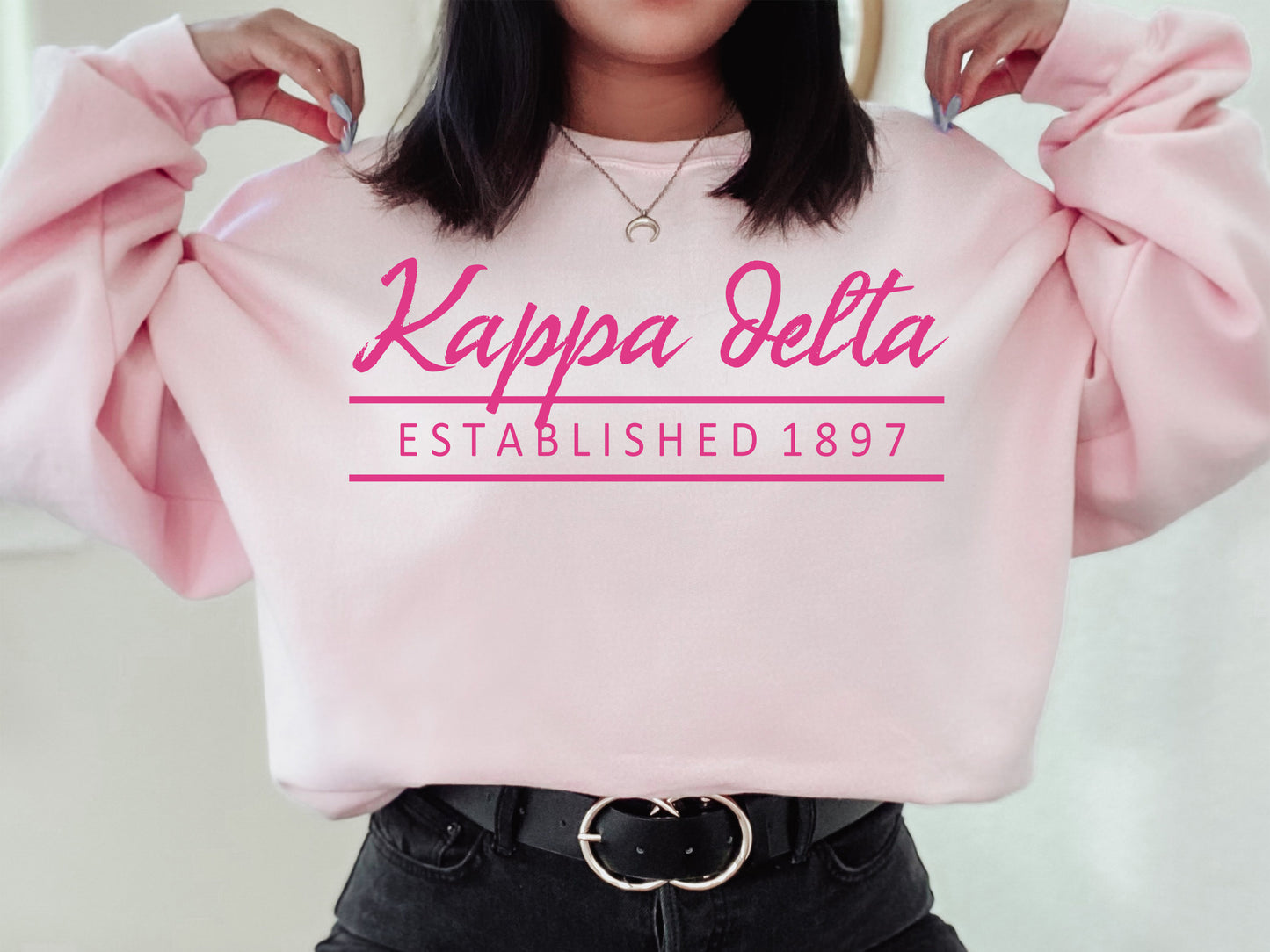 Kappa Delta All Pink Sorority Sweatshirt _ 768g