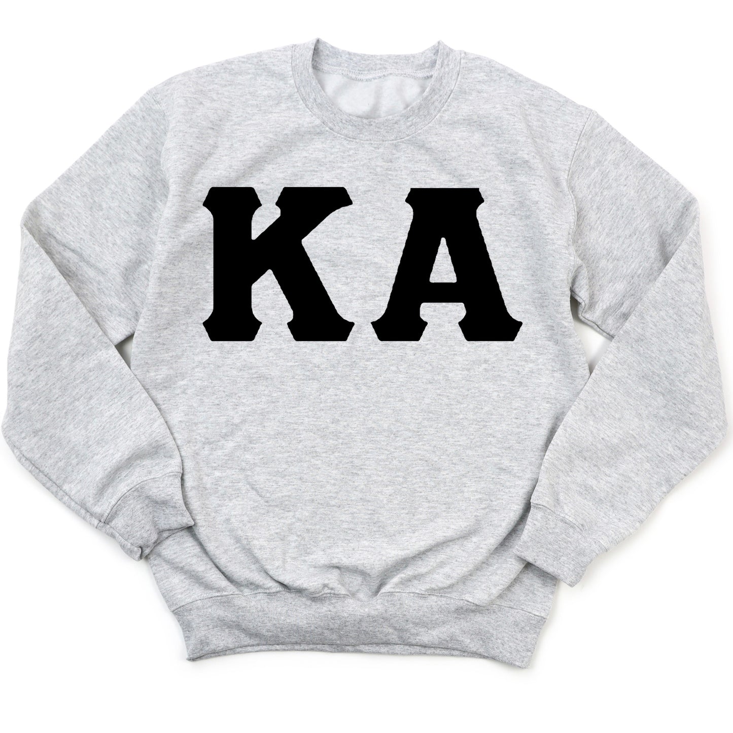 Kappa Alpha Order Black Letters Fraternity Sweatshirt _ 34918g