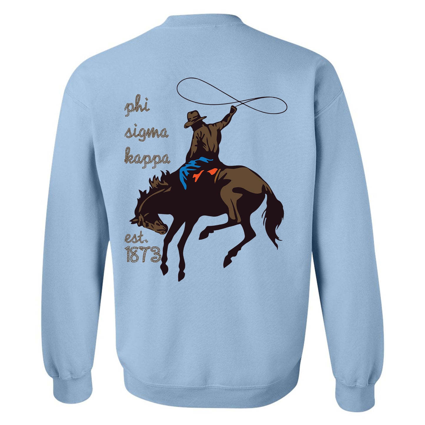 Phi Sigma Kappa Cowboy Fraternity Sweatshirt _ 31197g