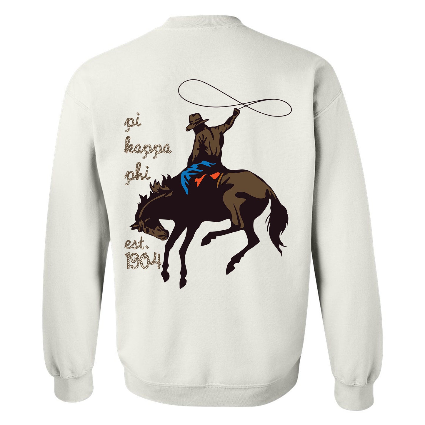 Pi Kappa Phi Cowboy Fraternity Sweatshirt _ 31199g