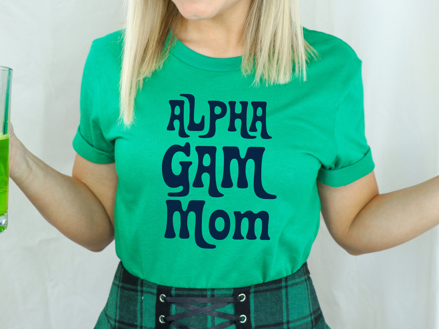 Alpha Gamma Delta Got it from my Mom Sorority T-shirt _ 3074g