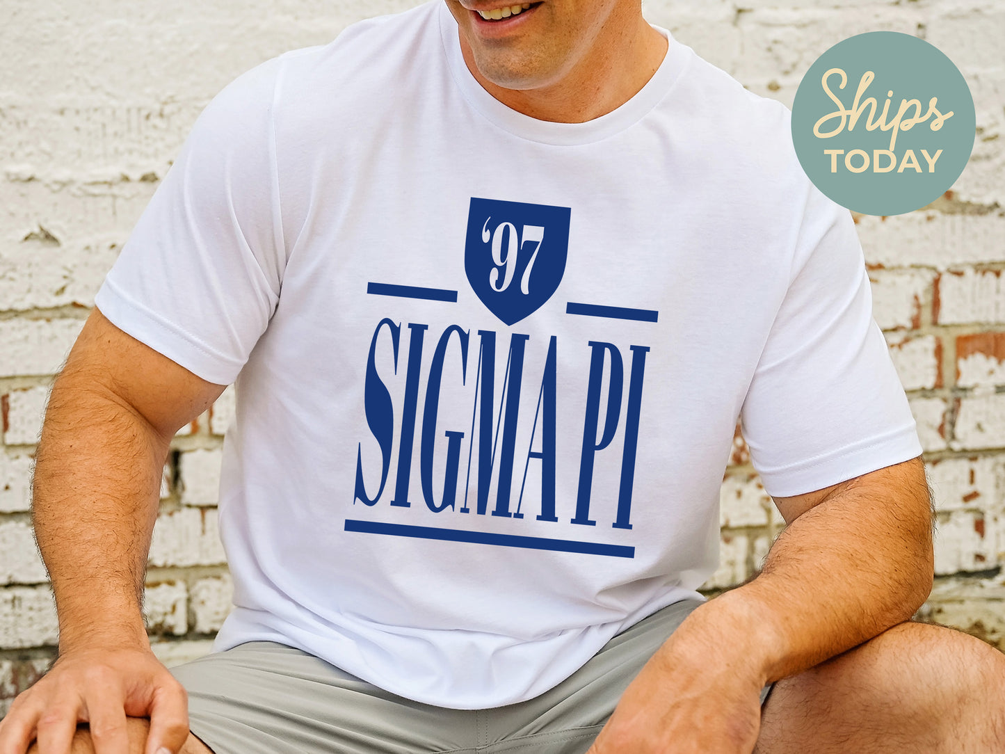 Sigma Pi Shield Fraternity T-shirt _ 1208g