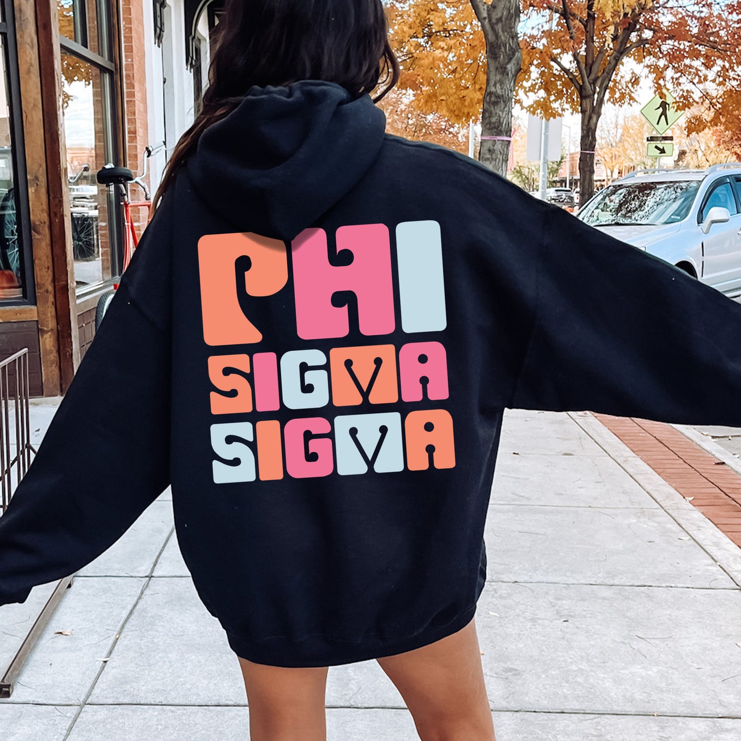 Phi Sigma Sigma Vibrant Verve Sorority Hoodie _ 32620g