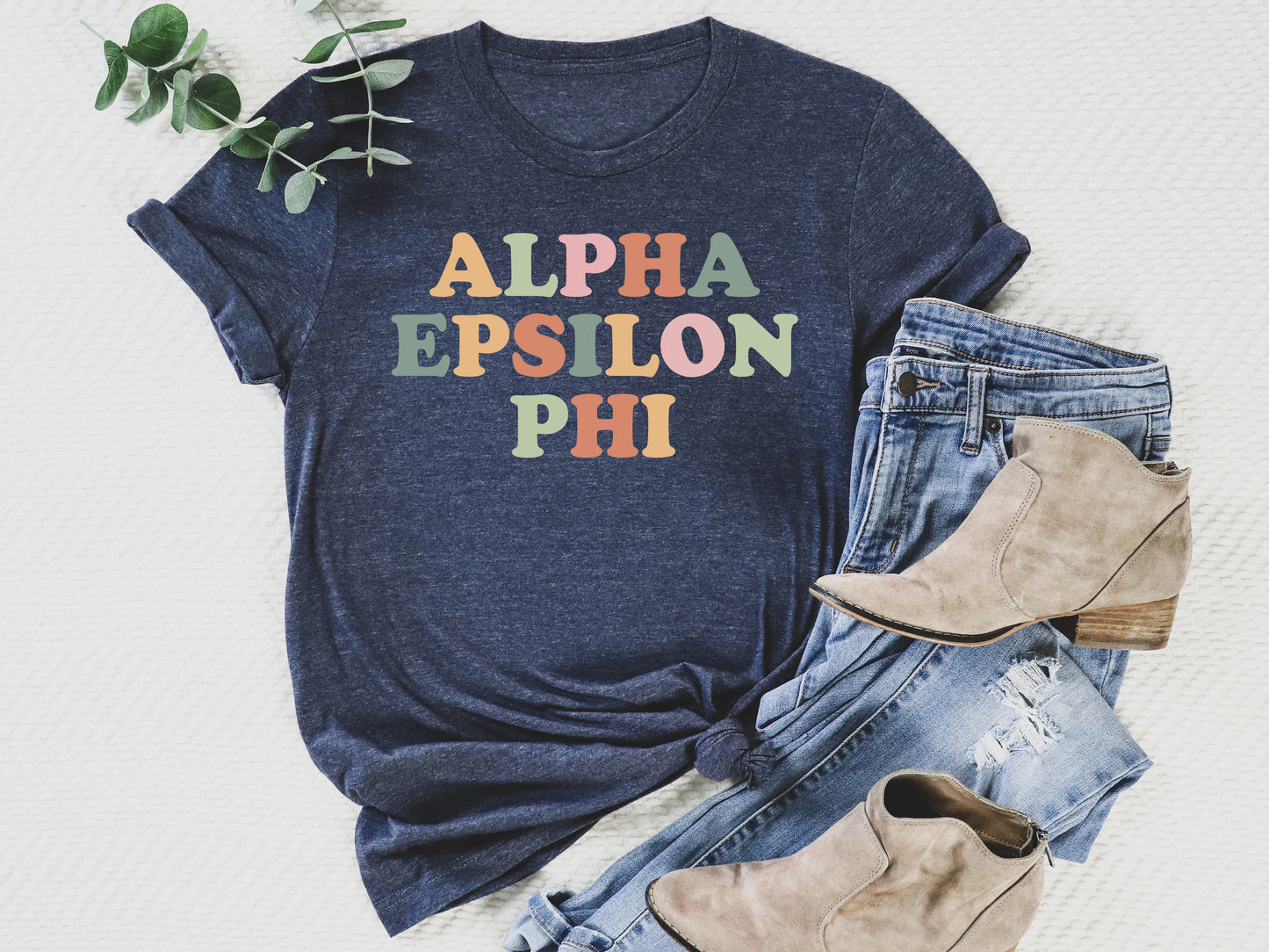 Alpha Epsilon Phi Bright and Proud Sorority T-shirt _ 416g