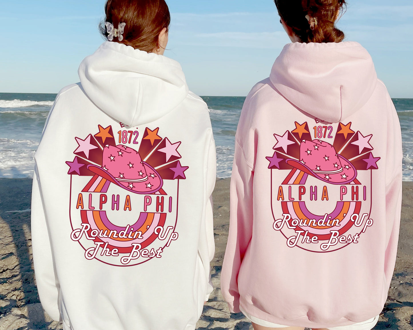 Alpha Phi Roundin' up the Best Sorority Hoodie _ 32899g