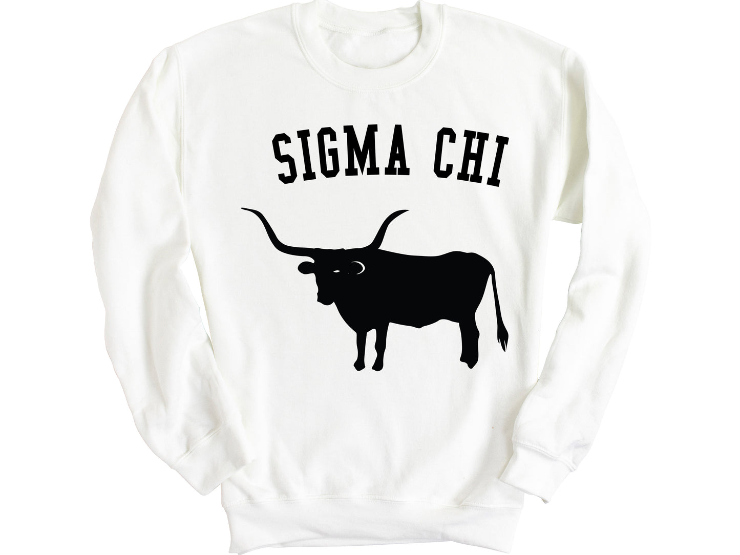 Sigma Chi Long Horn Fraternity Sweatshirt _ 1546g