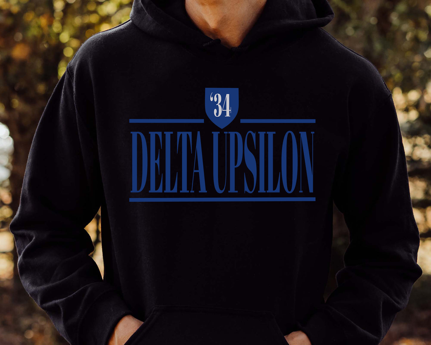 Delta Upsilon Shield Fraternity Hoodie _ 1192g