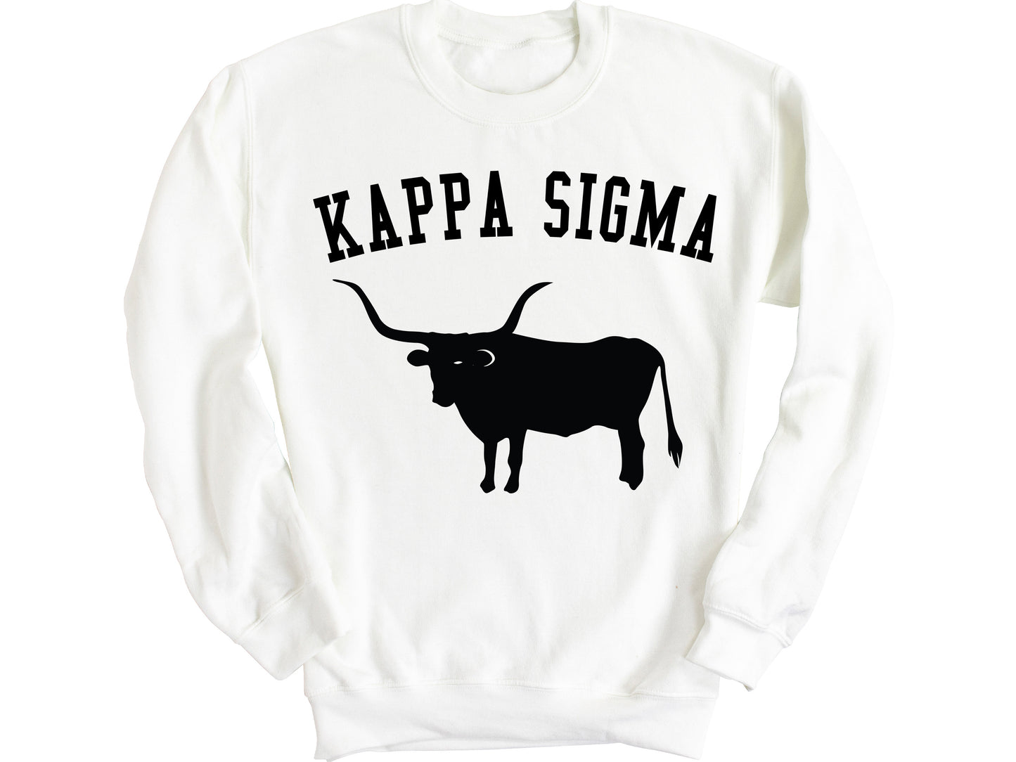 Kappa Sigma Long Horn Fraternity Sweatshirt _ 1536g