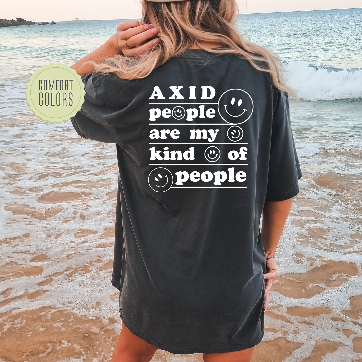Alpha Xi Delta My Kind of People Comfort Colors Sorority T-shirt _ 33266g