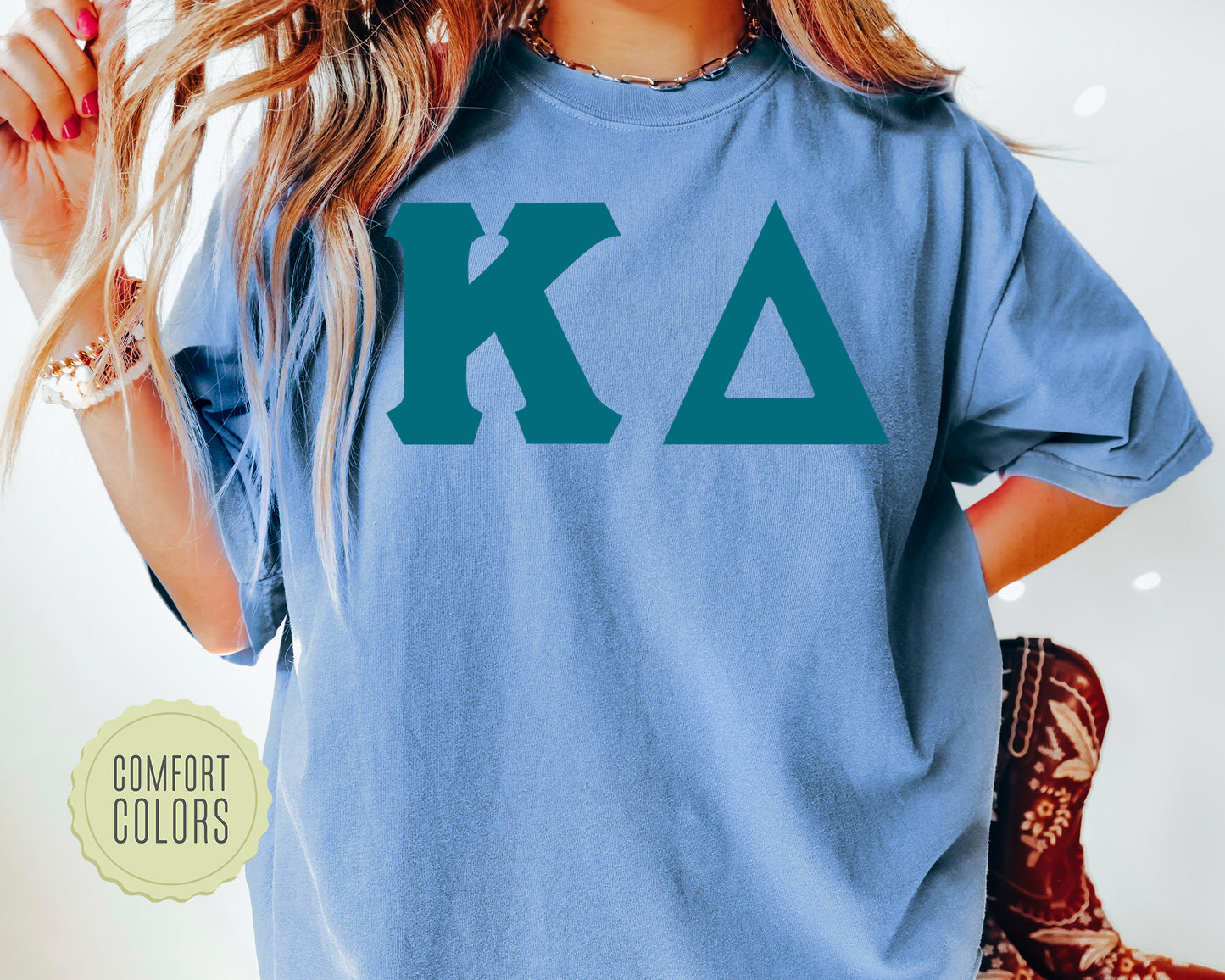 Kappa Delta Back to the Basics Comfort Colors Sorority T-shirt _ 638g