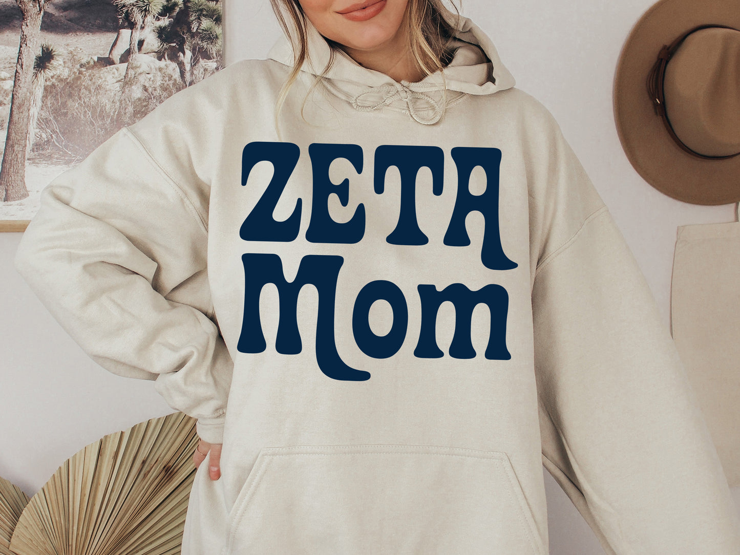 Zeta Tau Alpha Got it from my Mom Sorority Hoodie _ 3096g