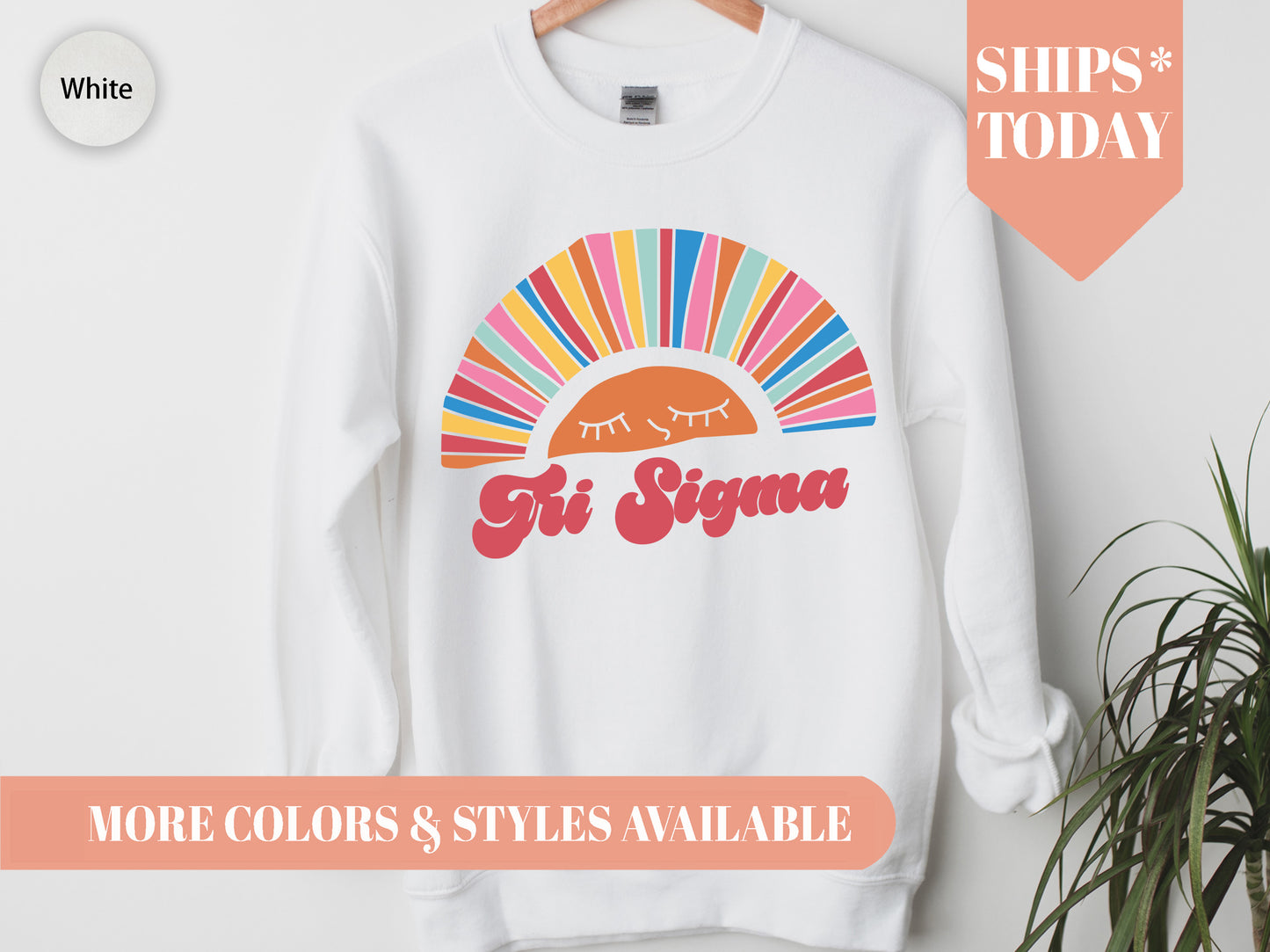 Sigma Sigma Sigma Sunshine Sorority Sweatshirt _ 3330g