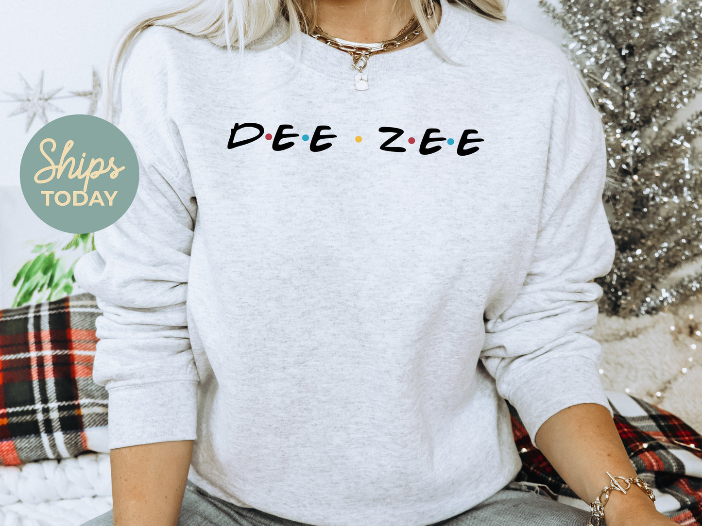Delta Zeta Friends Frenzy Sorority Sweatshirt _ 30659g