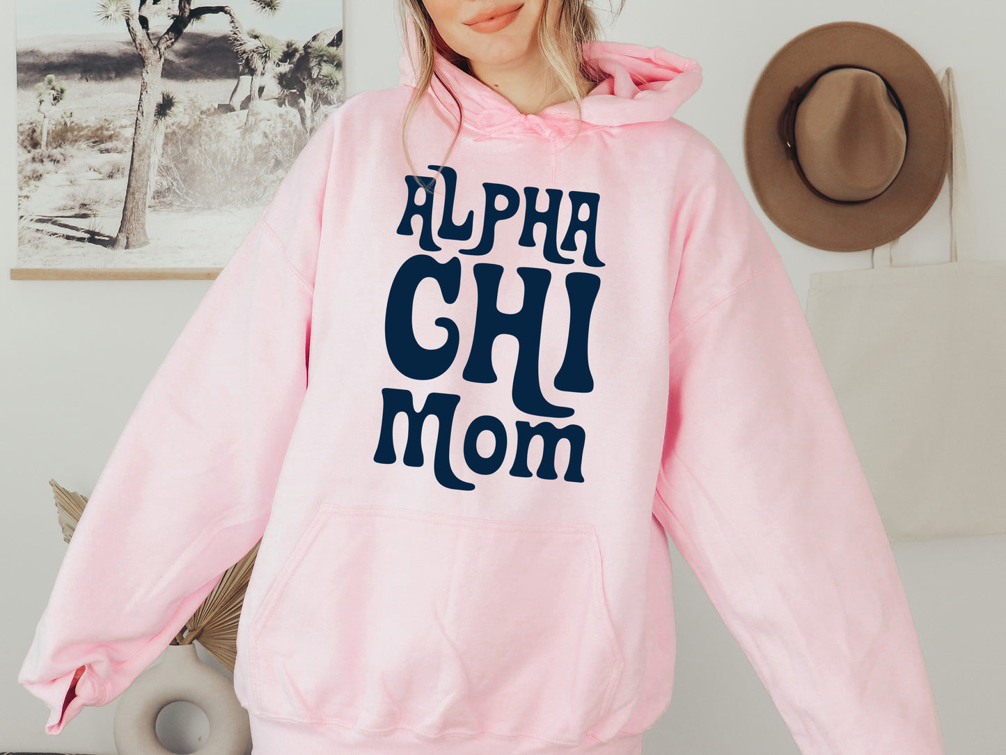 Alpha Chi Omega Got it from my Mom Sorority Hoodie _ 3071g