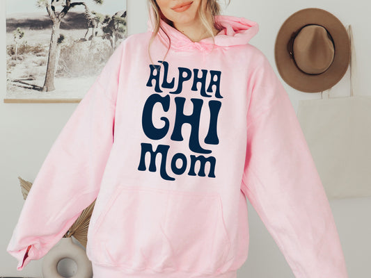 Alpha Chi Omega Got it from my Mom Sorority Hoodie _ 3071g