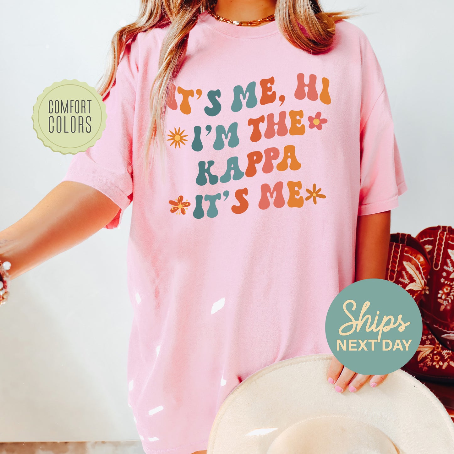 Kappa Kappa Gamma Style Comfort Colors Sorority T-shirt  _ 36008g