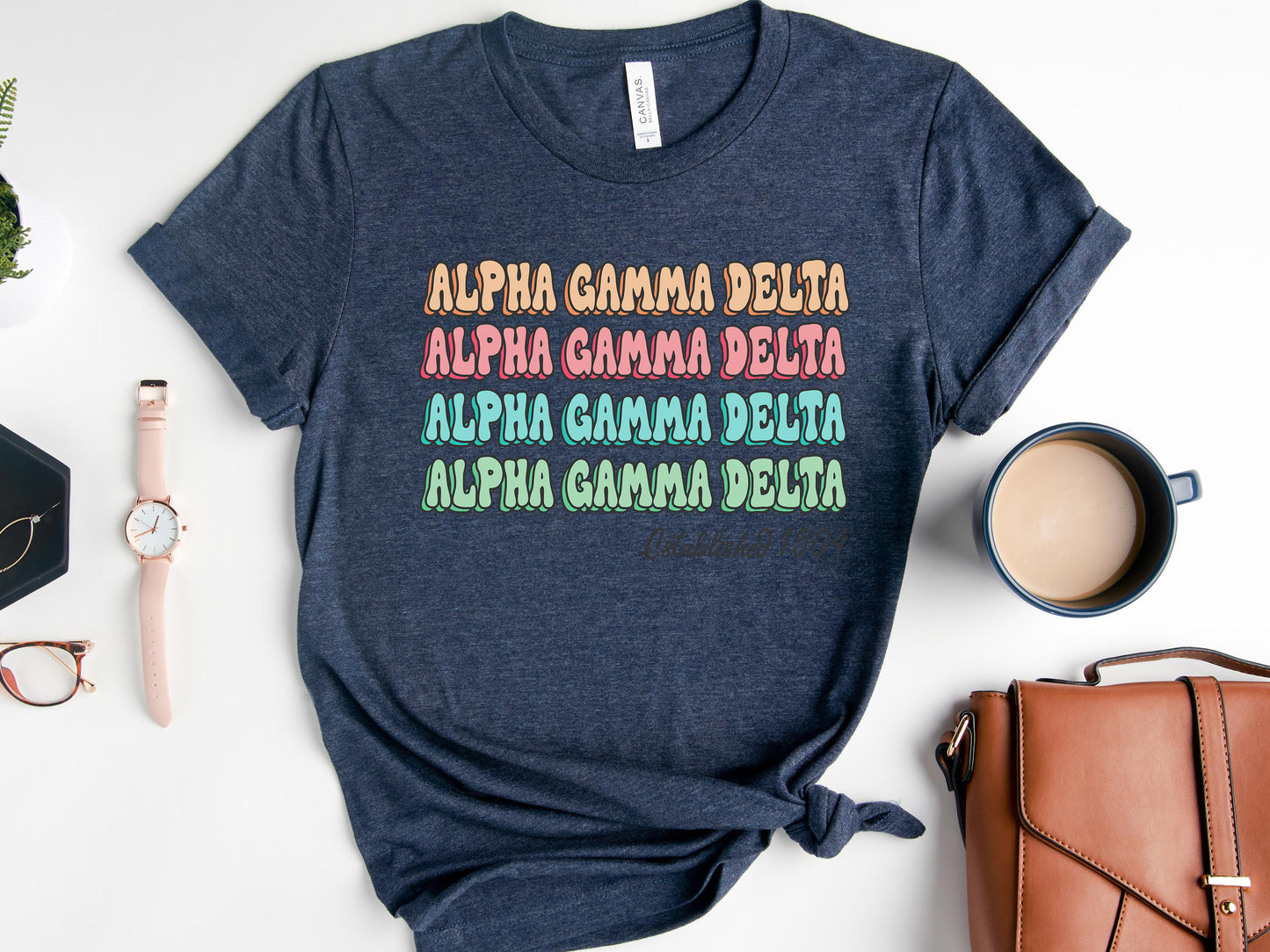 Alpha Gamma Delta Lucy Sorority T-shirt _ 261g