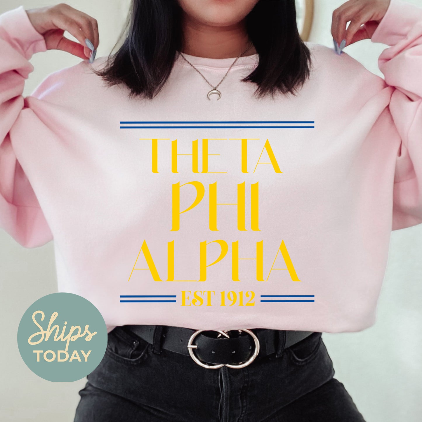 Theta Phi Alpha Greek Harmony Sorority Sweatshirt _ 34988g