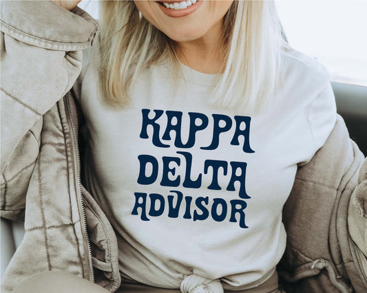 Kappa Delta Best Advisor Sorority T-shirt _ 3113g