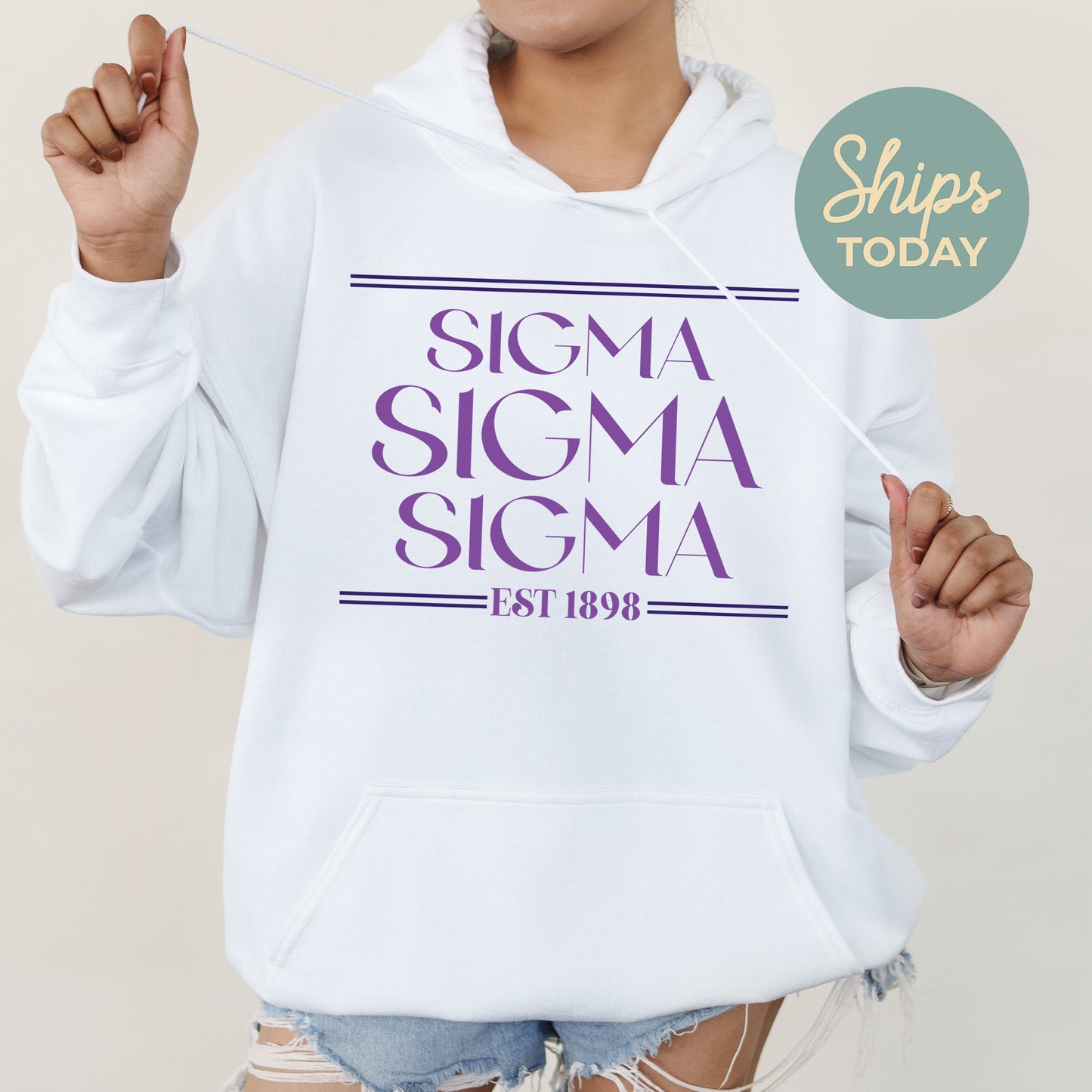 Sigma Sigma Sigma Greek Harmony Sorority Hoodie _ 34987g