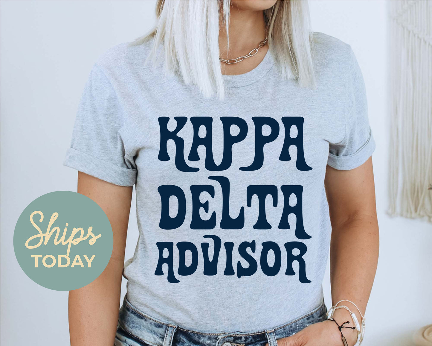 Kappa Delta Best Advisor Sorority T-shirt _ 3113g