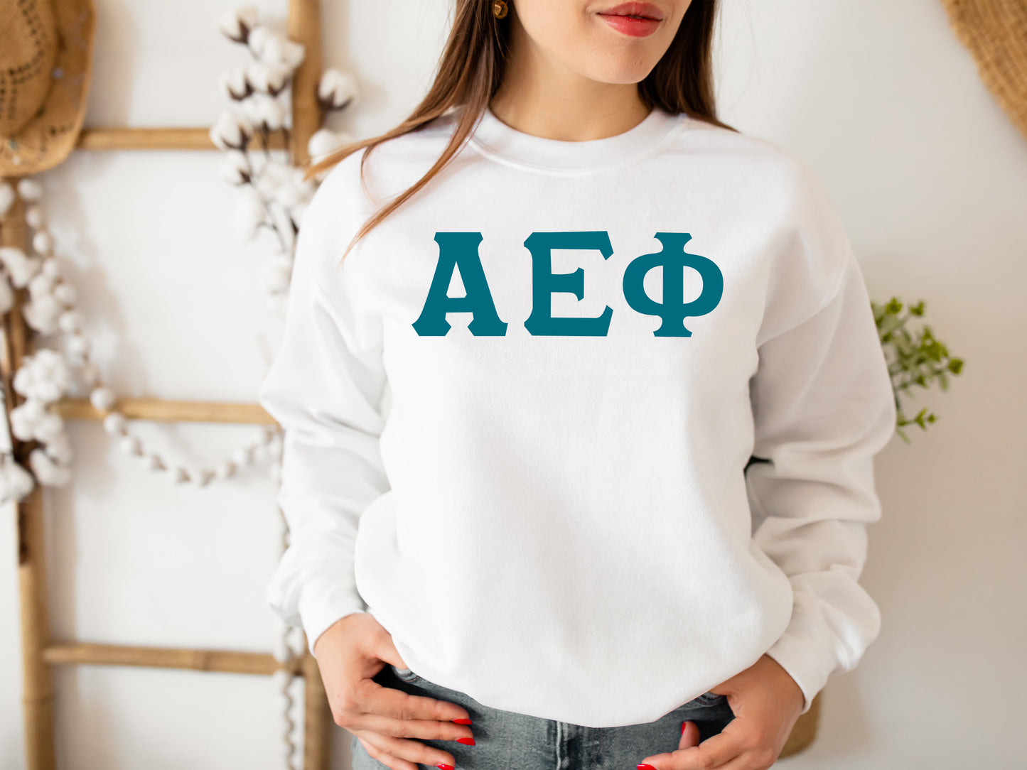 Alpha Epsilon Phi Back to the Basics Sorority Sweatshirt _ 624g
