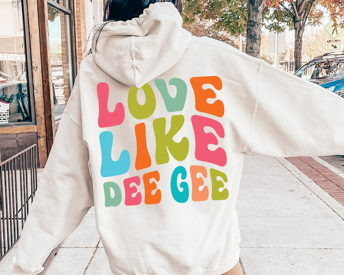 Delta Gamma Blissful and Vibrant Sorority Hoodie _ 33165g