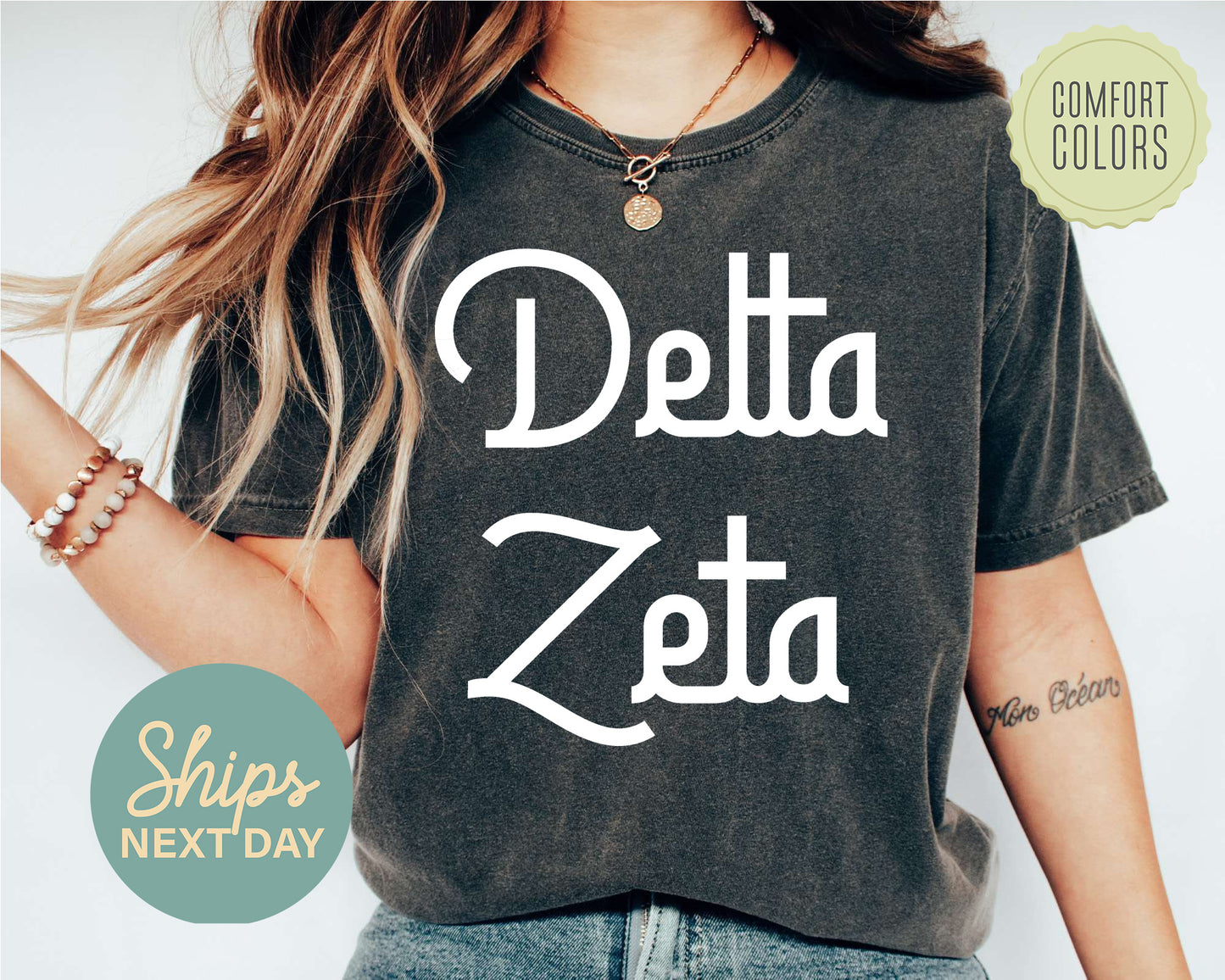 Delta Zeta All About That Pop Comfort Colors Sorority T-shirt _ 2694g