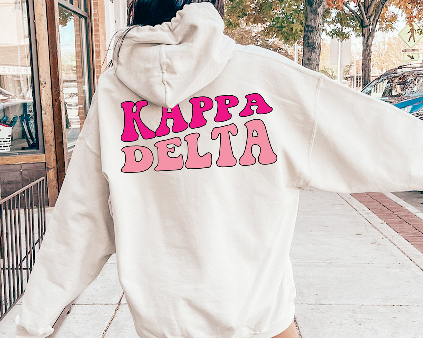 Kappa Delta Shades of Pink Sorority Hoodie _ 32988g