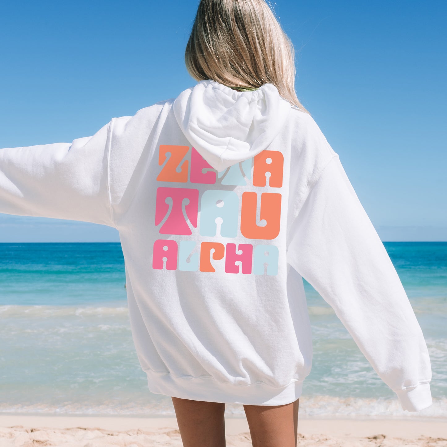 Zeta Tau Alpha Vibrant Verve Sorority Hoodie _ 32626g