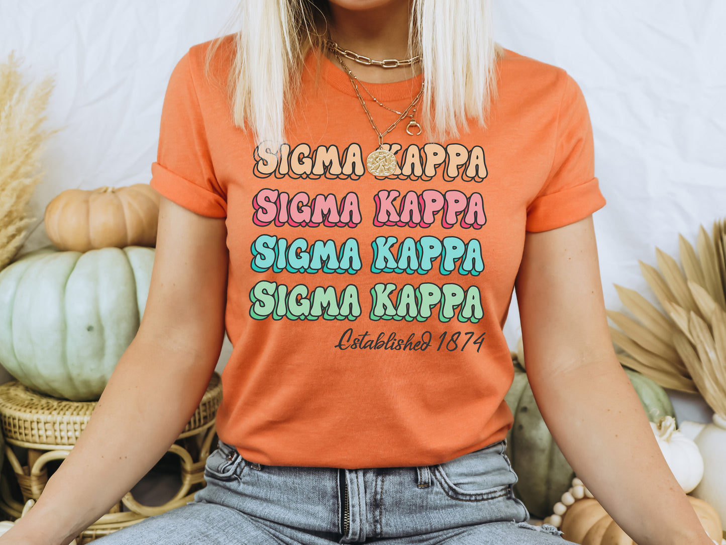 Sigma Kappa Lucy Sorority T-shirt _ 280g