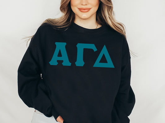 Alpha Gamma Delta Back to the Basics Sorority Sweatshirt _ 625g