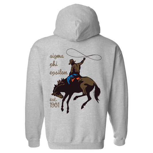 Sigma Phi Epsilon Cowboy Fraternity Hoodie _ 31204g