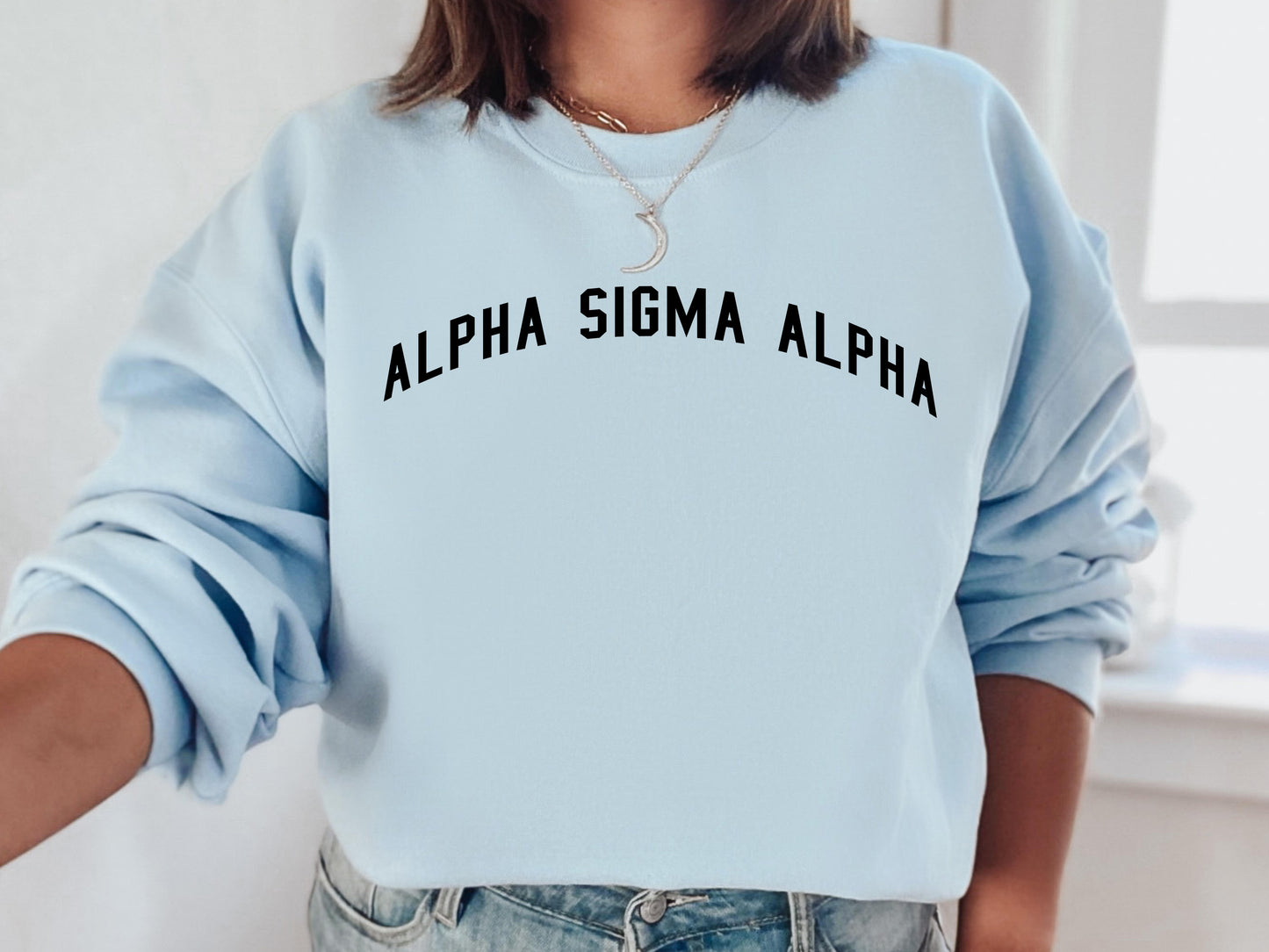 Alpha Sigma Alpha Just Bold Sorority Sweatshirt _ 2375g