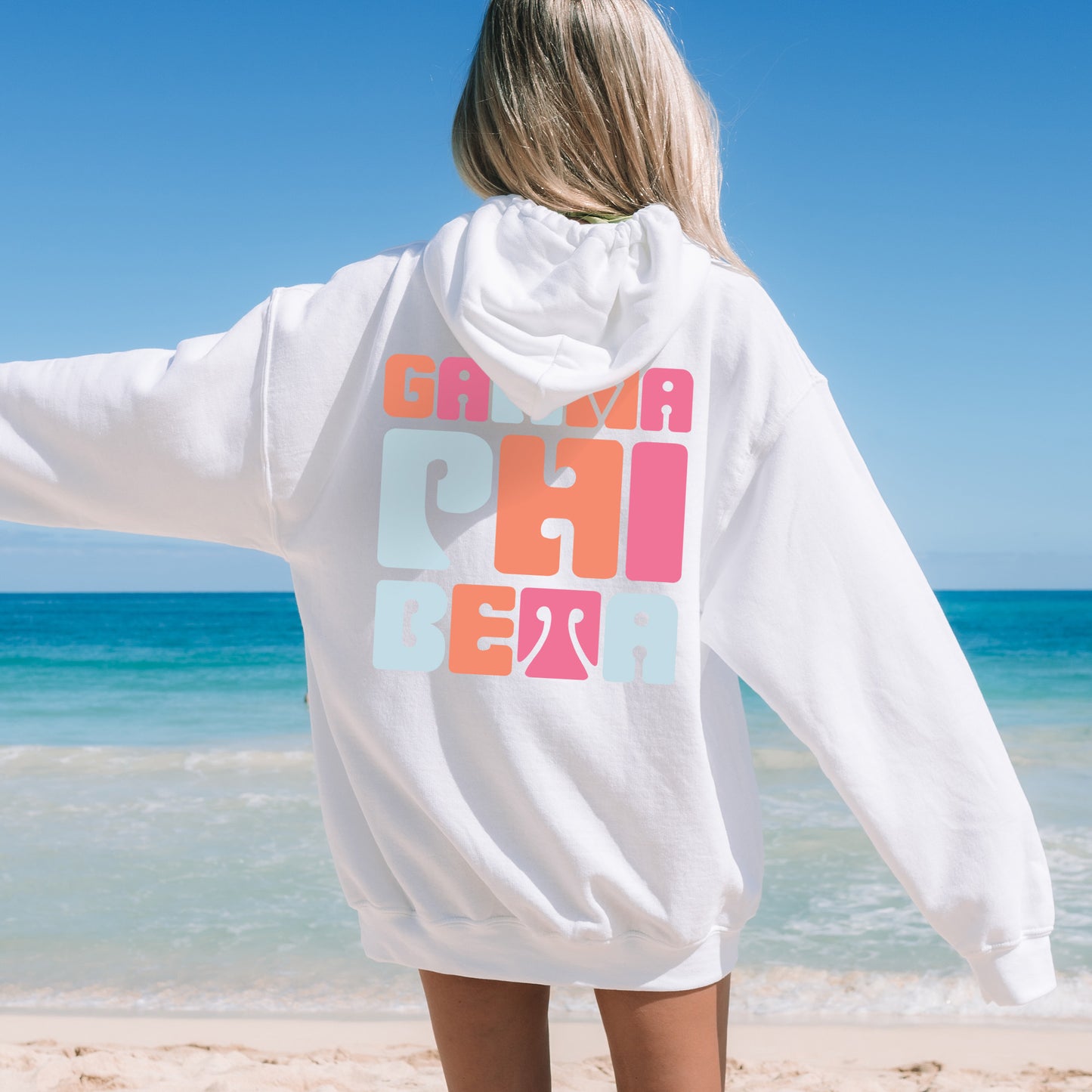 Gamma Phi Beta Vibrant Verve Sorority Hoodie _ 32615g