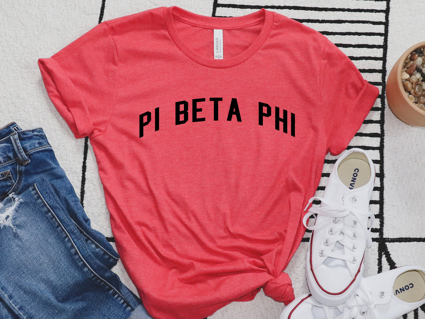 Pi Beta Phi Just Bold Sorority T-shirt _ 2389g