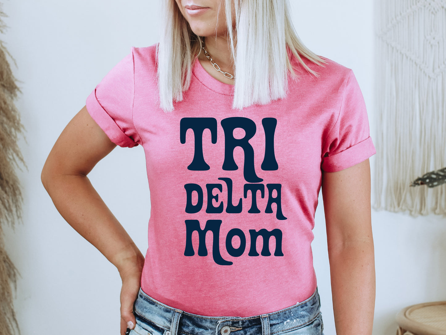 Delta Delta Delta Got it from my Mom Sorority T-shirt _ 3081g