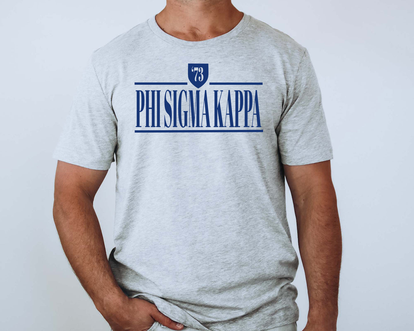 Phi Sigma Kappa Shield Fraternity T-shirt _ 1200g