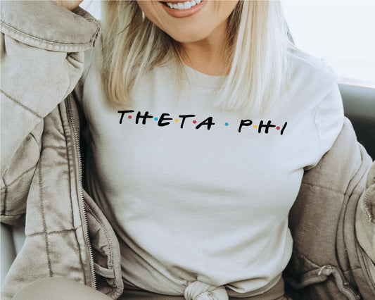 Theta Phi Alpha Friends Frenzy Sorority T-shirt _ 30670g