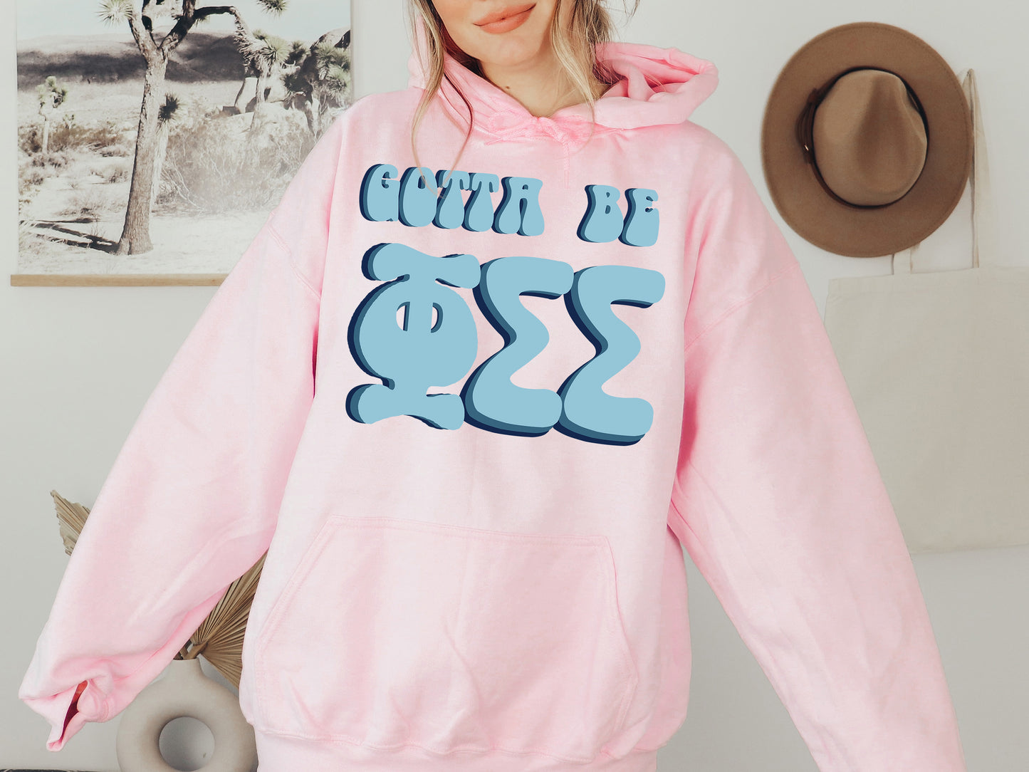 Phi Sigma Sigma They've Gotta Be Sorority Hoodie _ 355g