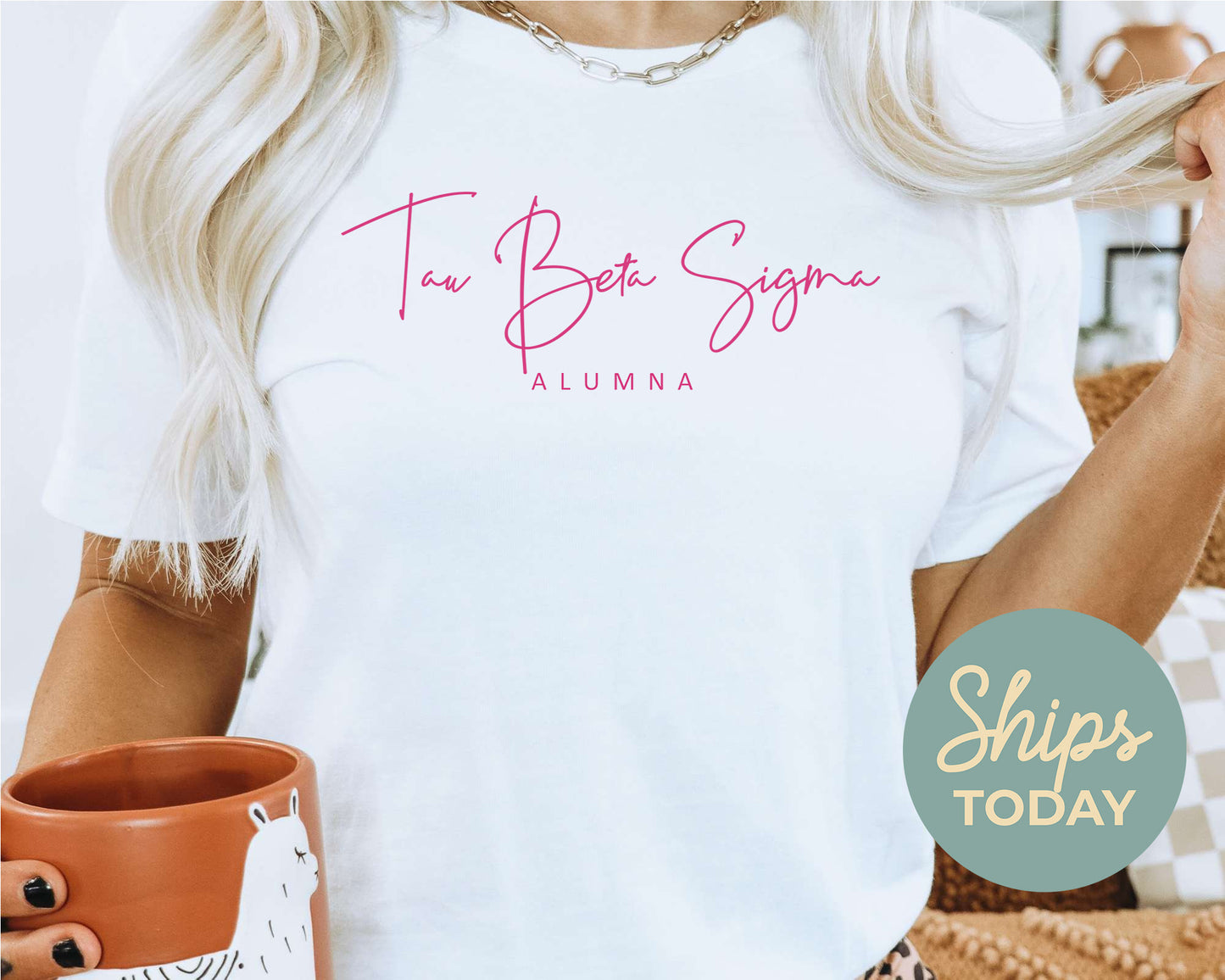 Tau Beta Sigma Vintage Alumna Sorority T-shirt _ 3510g